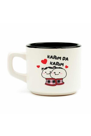 „Meine Frau ist auch meine Frau“, weiße Venus-Tasse – Geschenk-Keramik-Tasse - 2