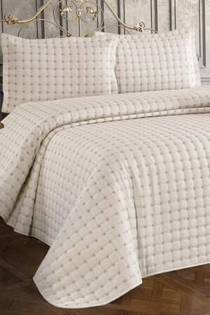 Meltem Doppelbett-Tagesdecke, Creme - 2