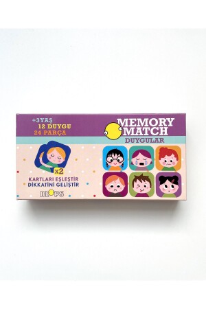 Memory Card Game -eğitici Duygular Hafıza Oyunu MCG_DYG01 - BLOPS