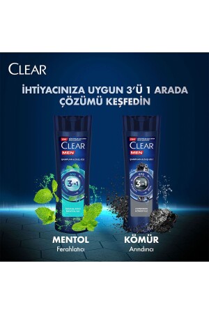 Men 3 In 1 Şampuan & Duş Jeli Arındırıcı Kömür Saç Yüz Vücut Için 350 ml X3 - 8