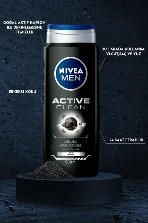 Men Active Clean Erkek Duş Jeli 500 ml X2 - 2