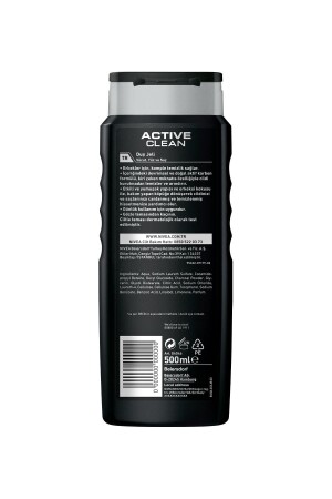Men Active Clean Erkek Duş Jeli 500 ml X2 - 4