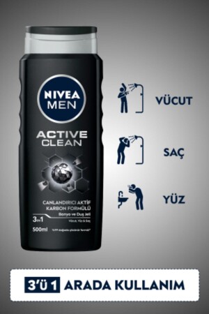 Men Active Clean Herrenduschgel 500 ml - 4