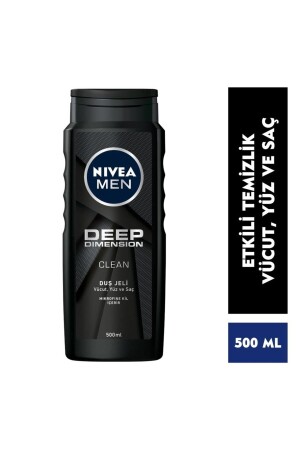 Men Deep Dimension Duş Jeli 500 ml Sprey Deodorant 150 ml Roll-on Deodorant 50 ml  banyo - 4