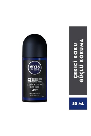 Men Deep Dimension Duş Jeli 500 ml Sprey Deodorant 150 ml Roll-on Deodorant 50 ml  banyo - 6