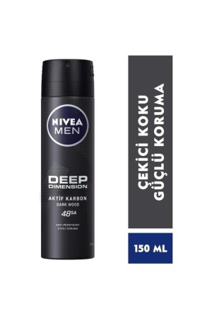 Men Deep Dimension Herren-Körperpflegeset – Duschgel 500 ml – Deodorant 150 ml – Roll-on 50 ml - 5