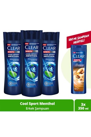 Men Kepeğe Karşı Etkili Şampuan Cool Sport Menthol 350 ml X3 - 1