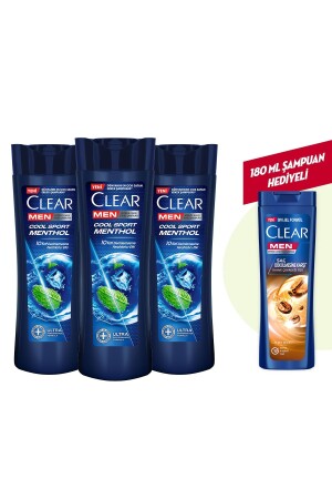 Men Kepeğe Karşı Etkili Şampuan Cool Sport Menthol 350 ml X3 - 2