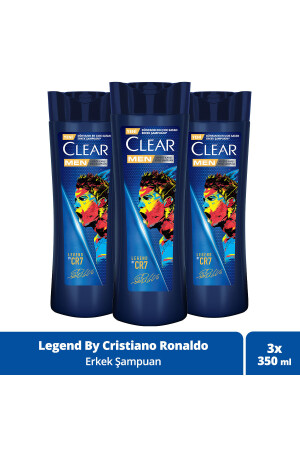 Men Kepeğe Karşı Etkili Şampuan Legend By Cr7 350 ml X 3 - Clear