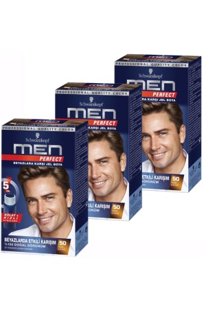 Men Perfect 50 Hellbraun 3er-Pack - 1