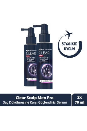 Men Scalp Pro Güçlendirici Serum Saç Dökülmesine Karşı 70 ml X2 - Clear