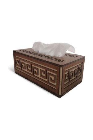 Mendil- Peçete Kutusu- Ev Ofis Araba- Wooden Tissue Box For Home- Office- Car - 3