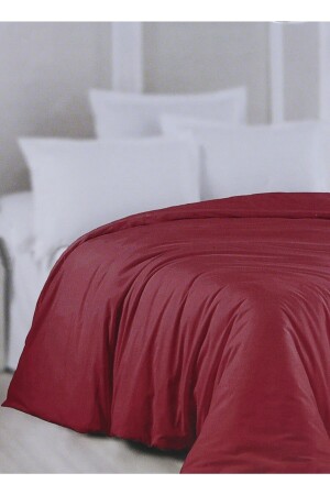 Mer-tim Bettbezug für Doppelbett, King-Size-Größe 220 x 240, Bettbezug – Weinrot MERTM000682 - 1