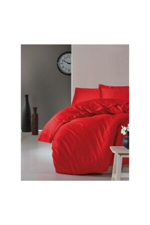 Mer-tim Cotton Ranforce Double King Size 220x240 Bettbezug Bettbezug – Rot MERTM000683 - 1