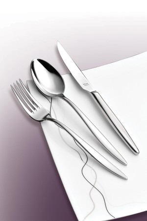 Mercury Parlak 84 Parça Çatal Kaşık Bıçak takımı 837848 - Hisar