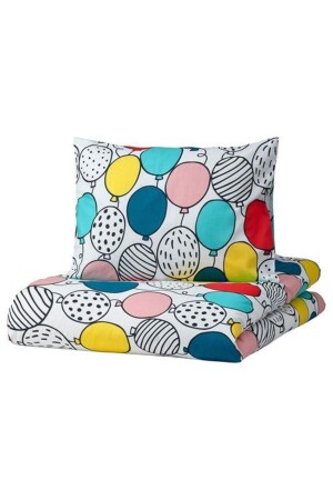 مـنـز - ألوان بالون للأطفال غطاء غطاء غطاء واحد الأزرق لون Meridyendukkan 150x200 بدون ورق 1265402 - IKEA