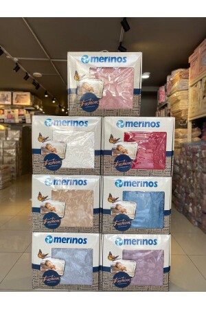 Merinos Fashion Çift Kişilik Kutulu Battaniye 200x240 3400gr - 8