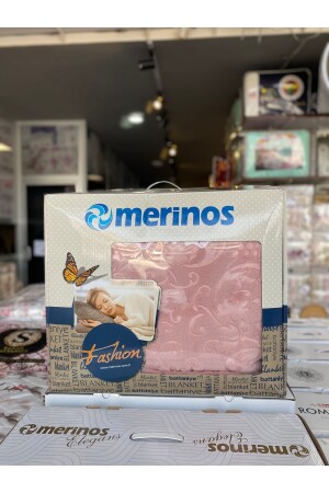 Merinos Fashion Çift Kişilik Kutulu Battaniye 200x240 3400gr FASHİON ÇİFT KİŞİLİK - 3