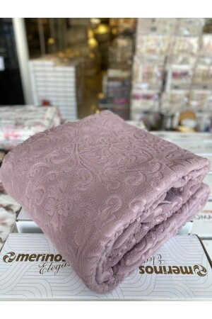 Merinos Fashion Çift Kişilik Kutulu Battaniye 200x240 3400gr FASHİON ÇİFT KİŞİLİK - 1