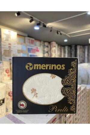 Merinos Outlet Pırıltı Battaniye Gold battal Boy MRNSPRLTSMLBATGOLD - 6