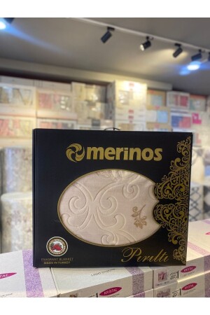 MNZ-Merinos Sparkle غطاء مزدوج (ملمع) PIRILTIBLANKET - Sarar