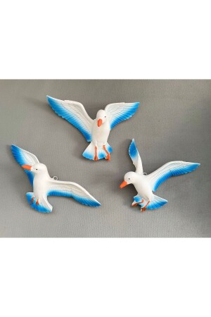أزياء الجدار من طيور ثلاثية - ثلاثية أبعاد - ملحقات تزيينية - أزياء الشرفة - أزياء الحديقة - تذكار - Merkürhediyelik