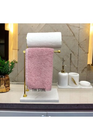 MNZ-Metal حمام اليدين حاملة المناشف الورقية حاملة المناشف موقف مع ساقي الرخام - Thk Store