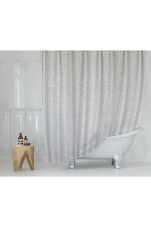 نمط من المرمار الحمام الستائر البوليستر الأنسجة C الحلقة الحمام الستائر الإنتاج المحلي الحمام الحمام الستائر - Tropik