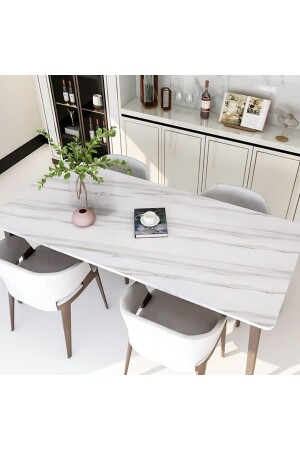 MNZ-المربر ملصق ورق أبيض معطوف 5 أمتار المكتب المكتب المطبخ ورق المطبخ - Sarfex