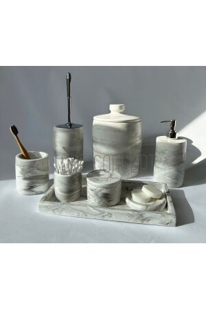 مـنـز مـرمر مـنـظـر حمام مـنـزـل طـبـح القمامة - فرشـة المرحاض - صـبـح - Ture Concept