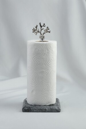 منز-الماربور ورقية حامل المناشف الفضة - المعدات الملفات المتحركة عصا - Meralp