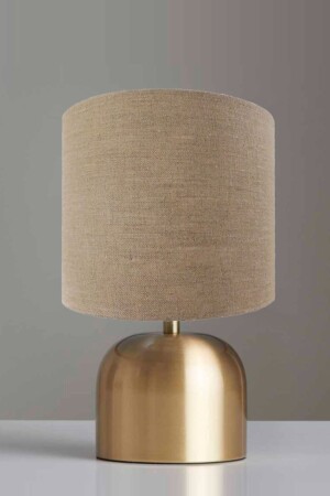 Merry Modern Metal Plastered Leg Fabric Head Lampshade Table Lamp MERRYGOLDÇUVAL - 1