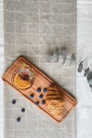 مزارع الخشب الطبيعي، خدمة الكعك الخشبية، لوحة الجبن، خشب البيبس MERSAN010 - NOBLERAVEN DESIGN