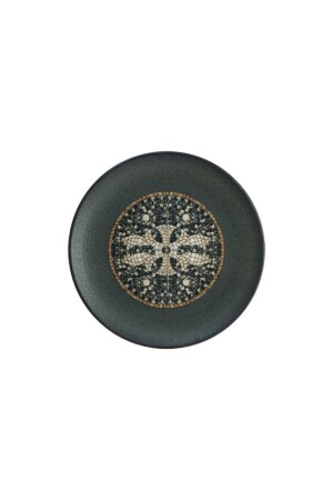 Mesopotamia Mosaik 3-teiliger anthrazitfarbener Gourmet-Flachteller 17 cm S-MT-MZPMAGRM17DZ - 1