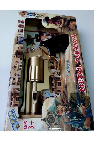 Metal Kapsül Patlatabilen Tabanca Rewolver Demir Silah 432 Patlama Şeritleri Hediye - Oyuncaksahili