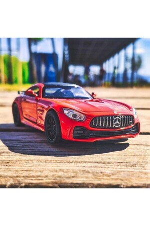 Metal Mercedes Amg Gt R Çek Bırak Model Araba-Mercedes Marka MERCEDES AMG - 1