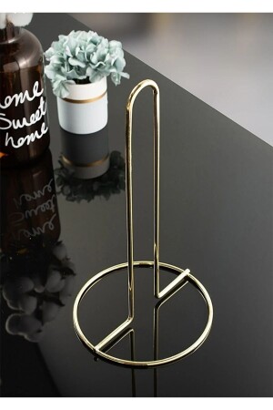 METALAY Metal Kağıt Havluluk Dolu Çelik Gold Kaplama Dik Havlu Peçetelik - Metalay