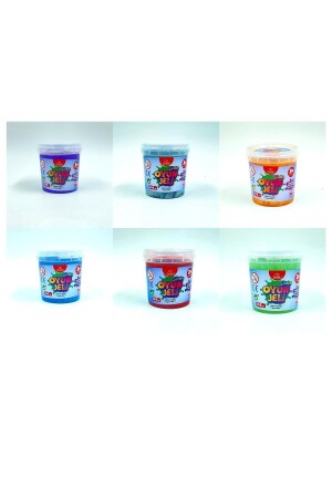 Metalik Oyun Jeli Slime 145 Gram Metalik 6 Lı Set BUBUSLIME145 - 2