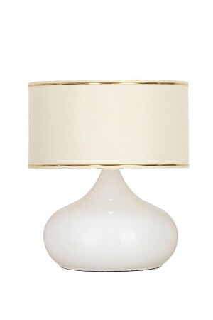 Metallbeine Beige Farbe Tisch-Nachttisch-Vitrine Top Lampenschirm ELIPSE LAMPSHADE- DESERT BEIGE - 1