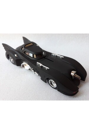 Metalldruckguss-Auto, Batmobil, beleuchtetes Spielzeug mit Zugauslöser, 13,5 cm, 45676474 - 1