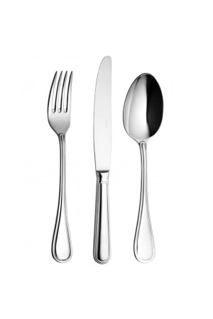 Metallic 8003 18-teiliges Besteckset für 6 Personen Gabel-Messer-Löffel-Set für 6 Personen 18 Rost 500. 01. 02. 1726 - 3