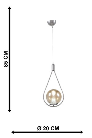 Mexikanisches einzelnes Chrom-Honey-Glop-Glas BEG0967BEG01 - 6