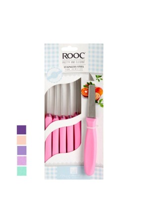 Meyve Bıçak 6lı Zücc65744 Mb06 Pembe - Rooc