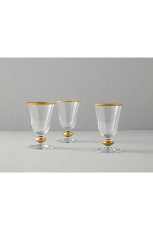 M&G Home English Home Golden Orient Glas 3-teiliger Becher Gold - 2