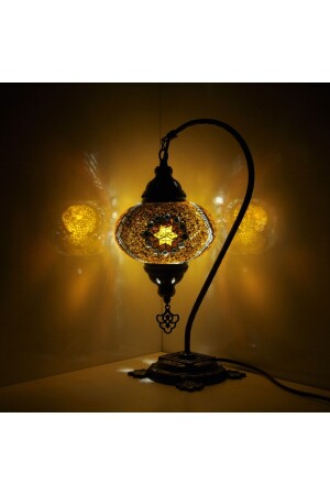 مصباح الموسيقي الأصلي مصباح السرير مصباح الطاولة ليلا أباجور مصباح الطاولة الديكورية العثمانية MH-KAHVE8N3DV - mosland home
