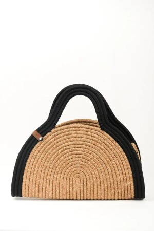 Mia Stroh-Jute-Clutch - 2