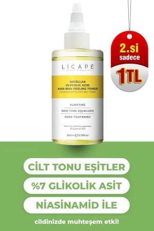 Micellar Glikolik Asitli Aha-bha Peeling Tonik 200ml - 1