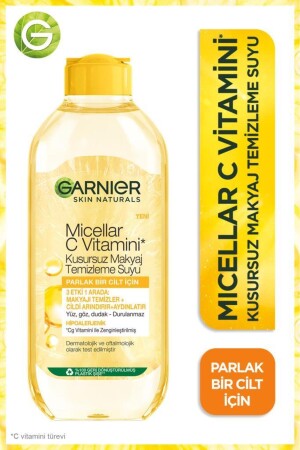 Micellar Vitamin C Perfect Makeup Reinigungswasser 400 ml 2er-Set PKTCVTMKYJTMZLYC - 3