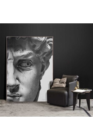 Michelagelo Heykel Görünümlü Kanvas Tablo ALV3231042667 - Piri Kanvas Tablo