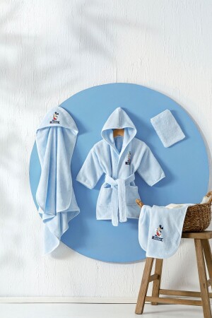 Mickey Mouse Disney Lisans Baskılı Bambu Yenidoğan Bebek Seti EVTEKSTILI-495472 - Özdilek